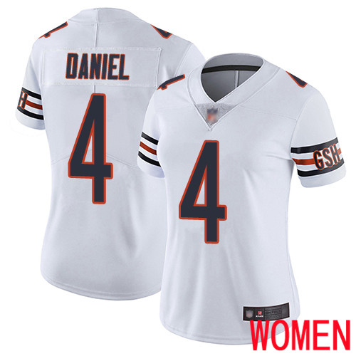 Chicago Bears Limited White Women Chase Daniel Road Jersey NFL Football 4 Vapor Untouchable